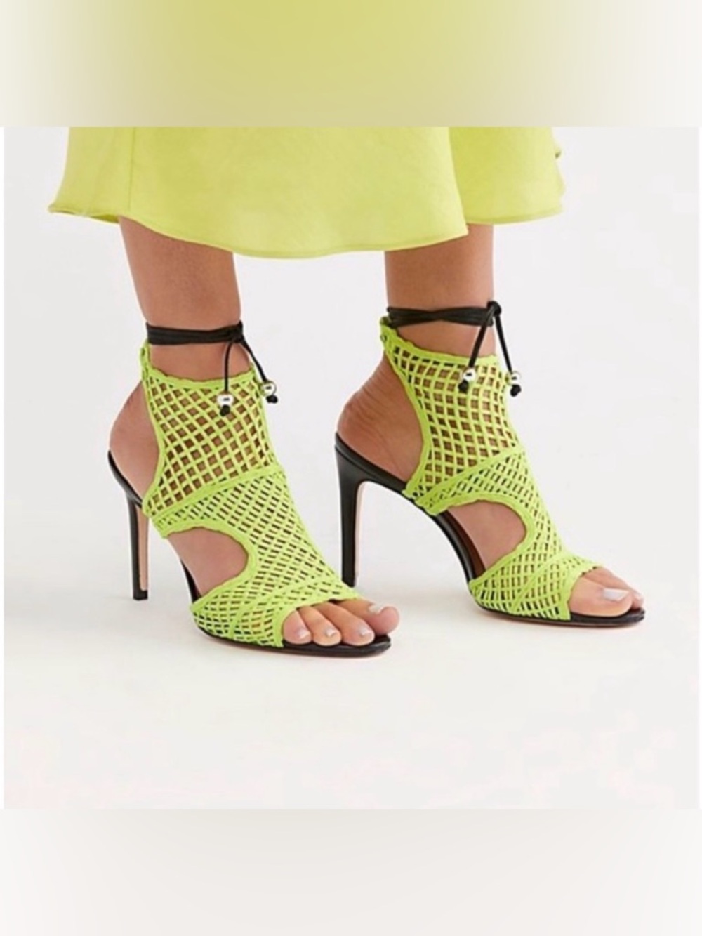 Free People Vicenza Bright Nights Neon Heels